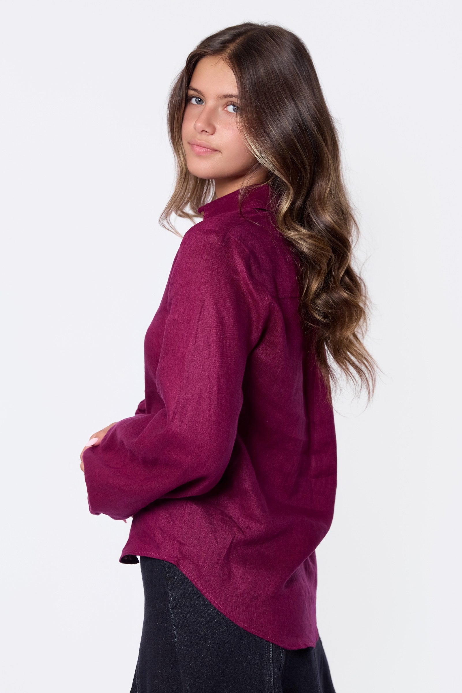 KOMI TOP (BURGUNDY)