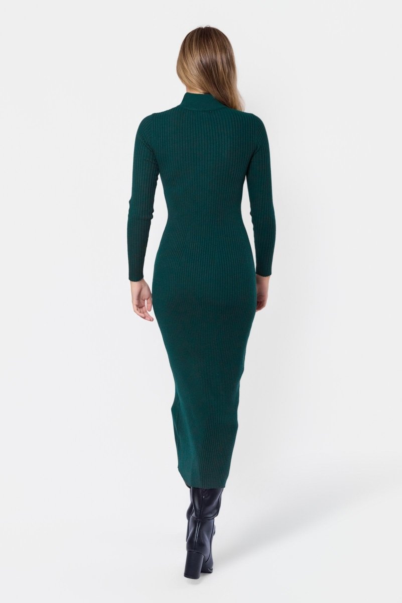 Sicilia Dress (Dark Green) - Dress - Yakira Bella