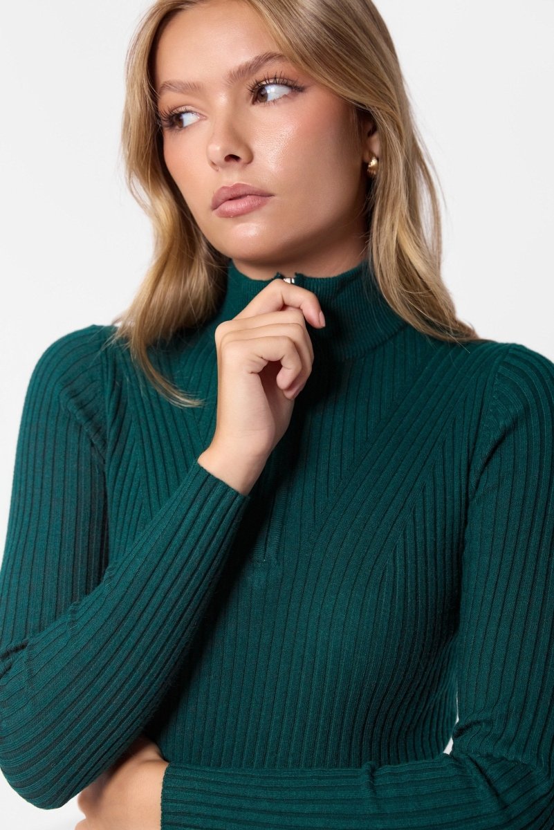 Sicilia Dress (Dark Green) - Dress - Yakira Bella