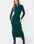 Sicilia Dress (Dark Green) - Dress - Yakira Bella