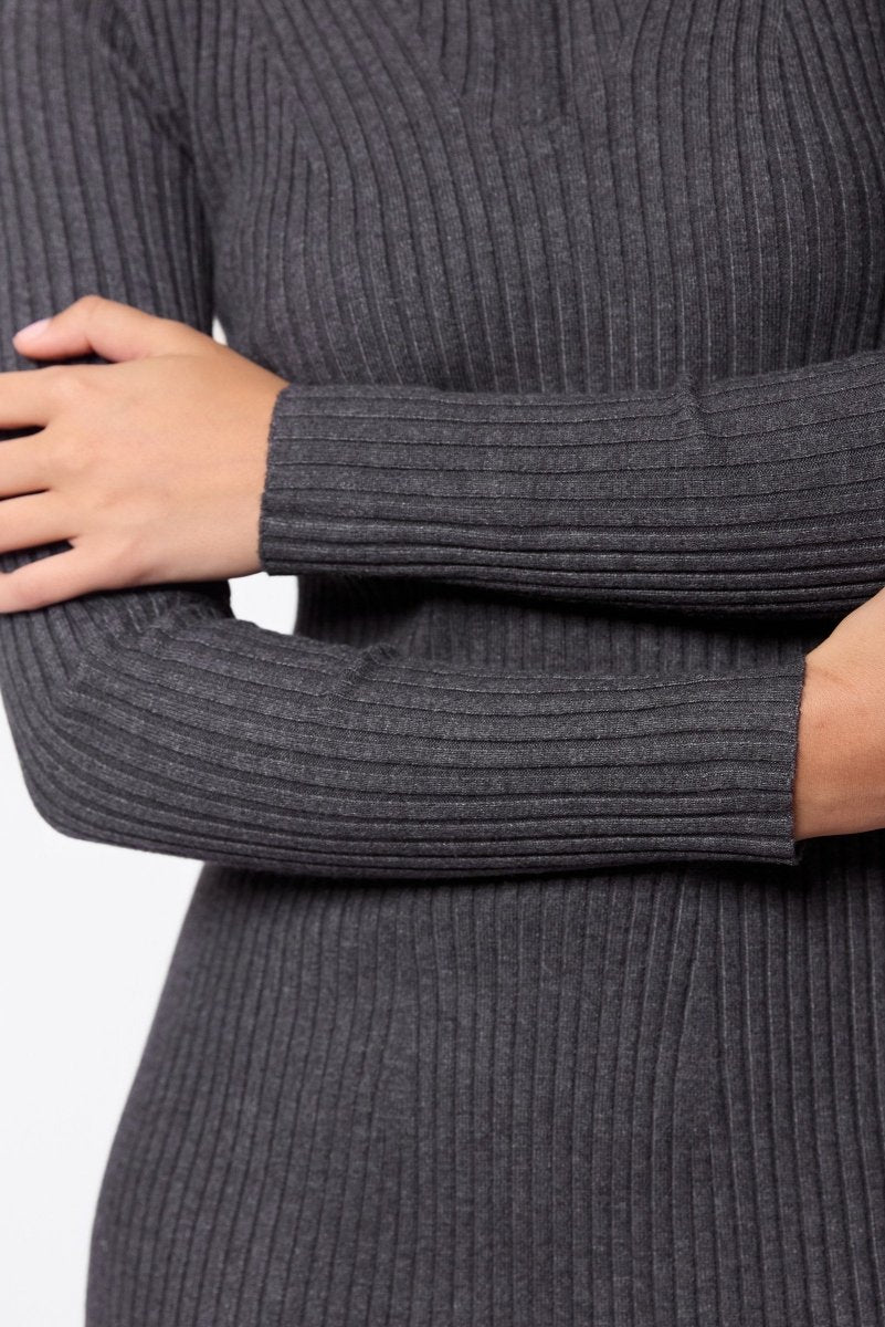 Sicilia Dress (Heather Grey) - Dress - Yakira Bella