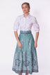 Siena Skirt (Blue Pattern)