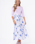 Siena Skirt (Purple Flower) - Skirt - Yakira Bella