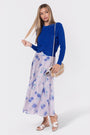Siena Skirt (Purple Flower) - Skirt - Yakira Bella