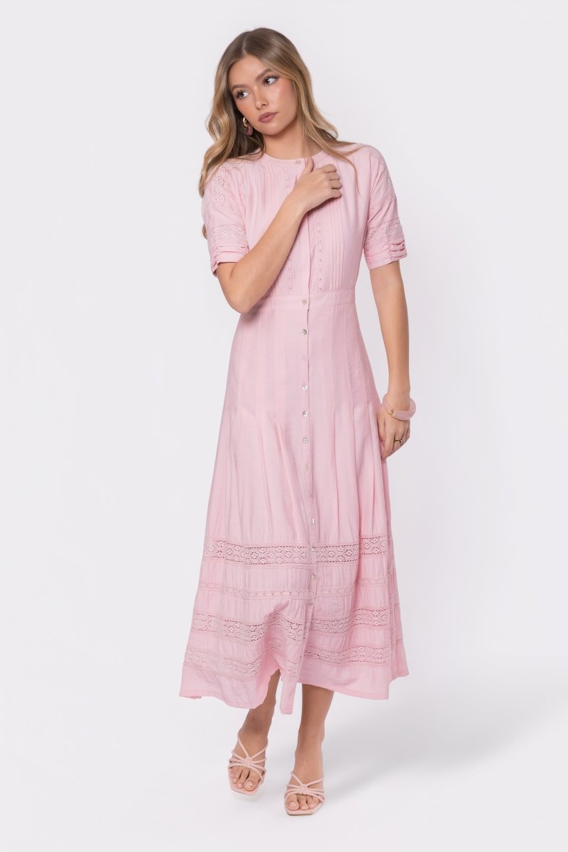 Sierra Dress (Pink) - Dress - Yakira Bella