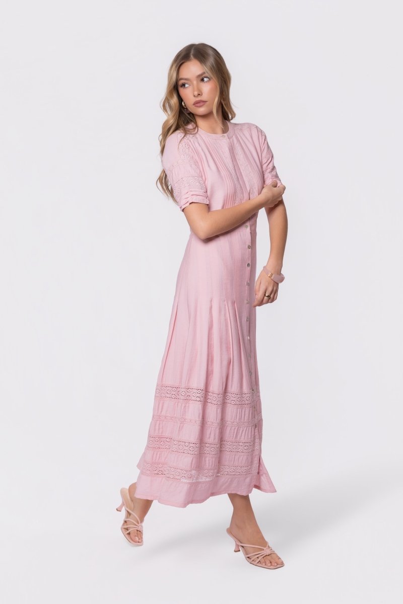 Sierra Dress (Pink) - Dress - Yakira Bella