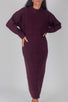 SIMONE DRESS MAXI 46" (BURGUNDY) - Dress - Yakira Bella