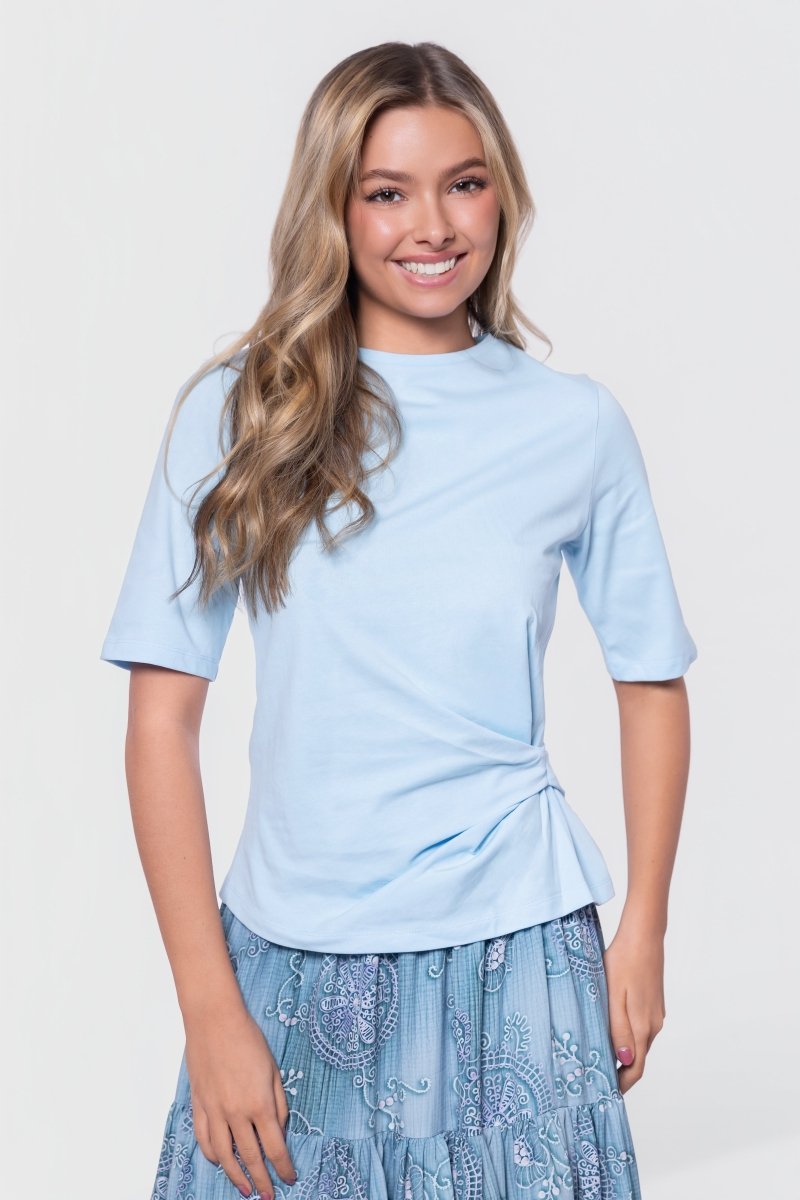 Sonia Top (Light Blue) - Top - Yakira Bella