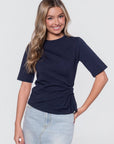 Sonia Top (Navy) - Top - Yakira Bella