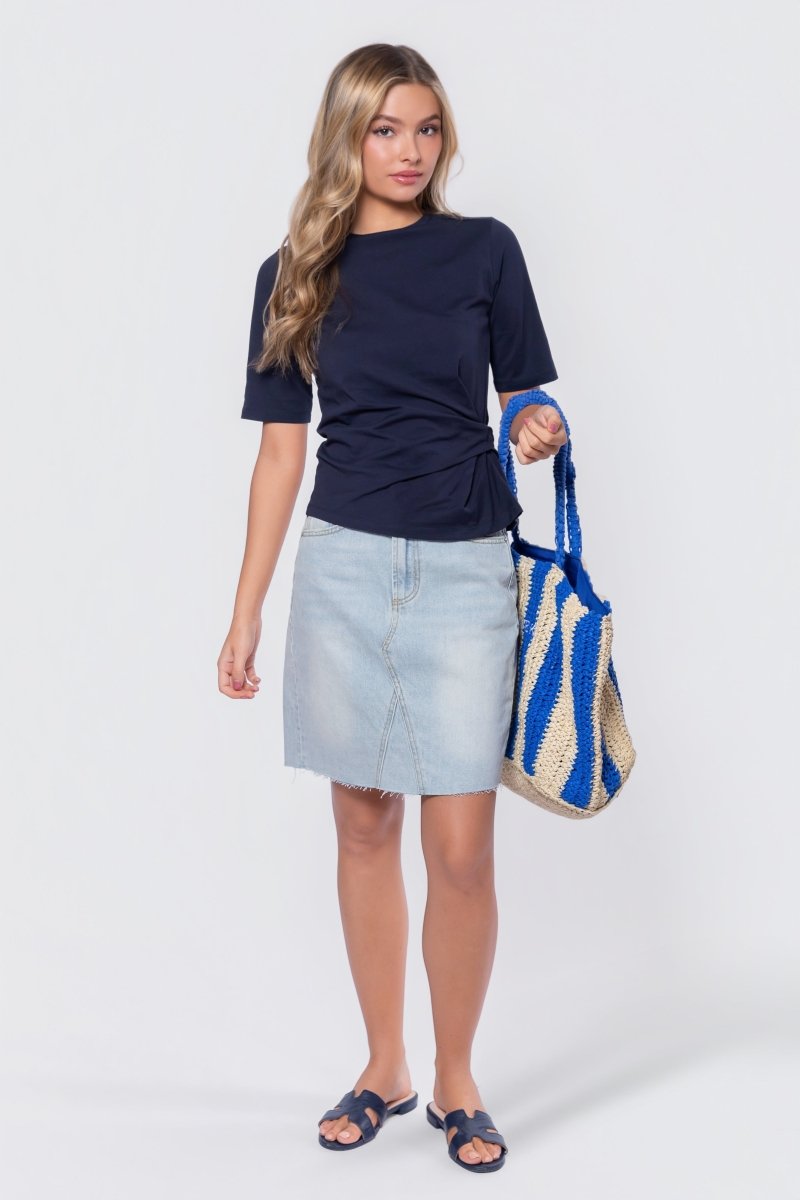 Sonia Top (Navy) - Top - Yakira Bella