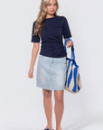 Sonia Top (Navy) - Top - Yakira Bella