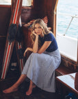 Sonoma Skirt (Blue Stripe) - Skirt - Yakira Bella