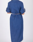 SOPHIA DRESS (DENIM) 46" - Dress - Yakira Bella