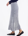 Sophia Skirt (White/Navy) - Skirt - Yakira Bella