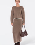 Sorina Skirt (Brown) - Skirt - Yakira Bella