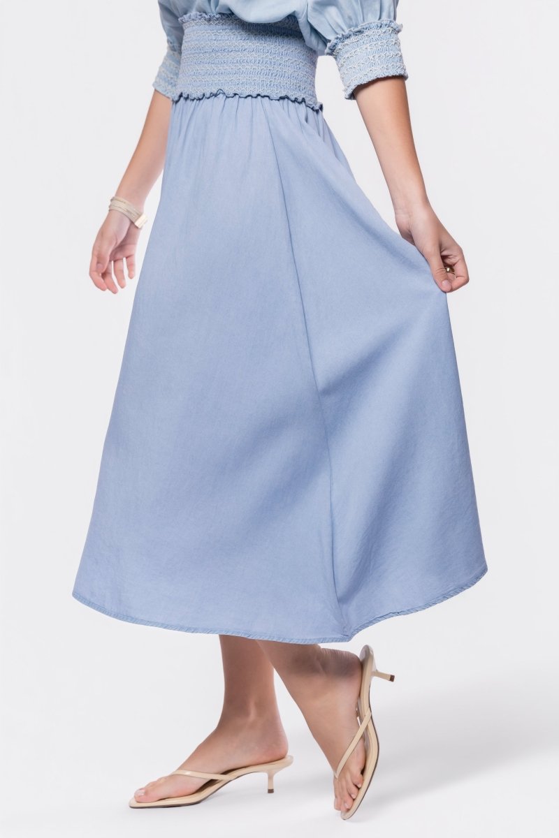 Stella Skirt (Light Blue) - Skirt - Yakira Bella