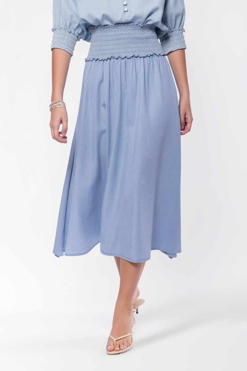 Stella Skirt (Light Blue) - Skirt - Yakira Bella
