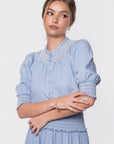 Stella Top (Light Blue) - Top - Yakira Bella