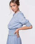 Stella Top (Light Blue) - Top - Yakira Bella