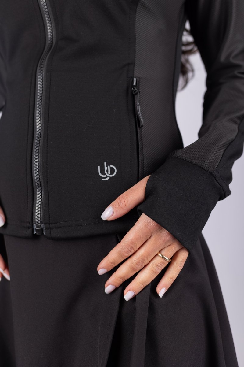 Stride Jacket (Black) - Top - Yakira Bella