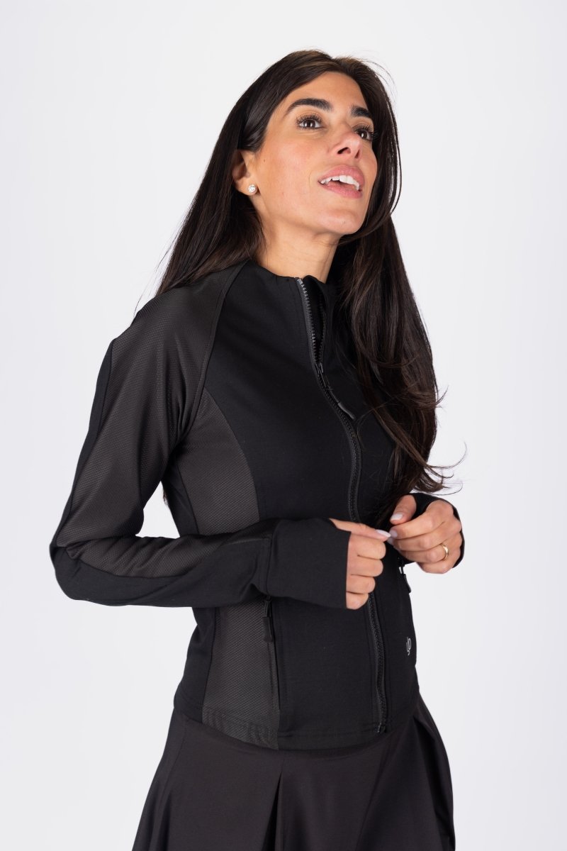 Stride Jacket (Black) - Top - Yakira Bella