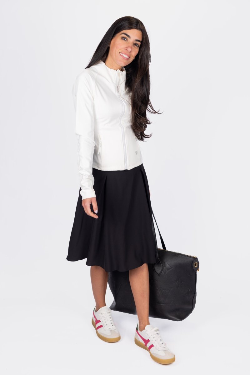 Stride Jacket (White) - Top - Yakira Bella