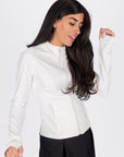 Stride Jacket (White) - Top - Yakira Bella