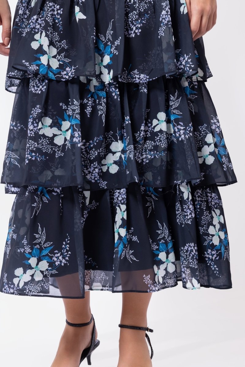 Suri Skirt (Black Pattern) - Skirt - Yakira Bella