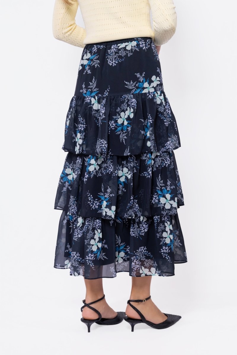 Suri Skirt (Black Pattern) - Skirt - Yakira Bella