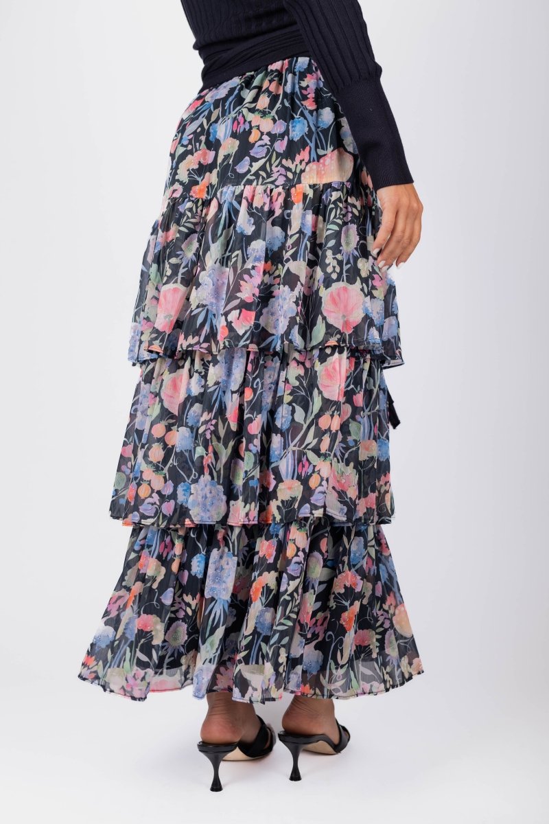 Suri Skirt (Black/Ground) - Skirt - Yakira Bella
