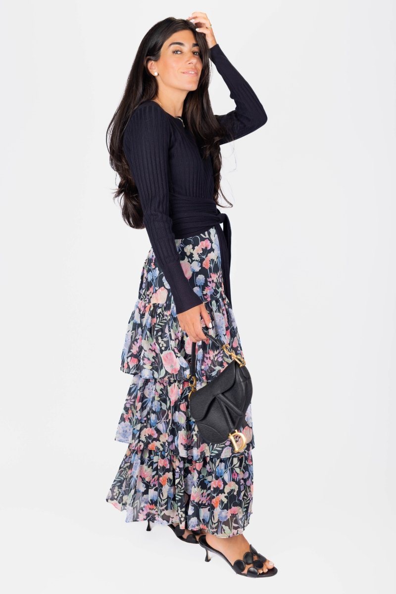 Suri Skirt (Black/Ground) - Skirt - Yakira Bella
