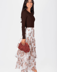 Suri Skirt (Brown) - Skirt - Yakira Bella