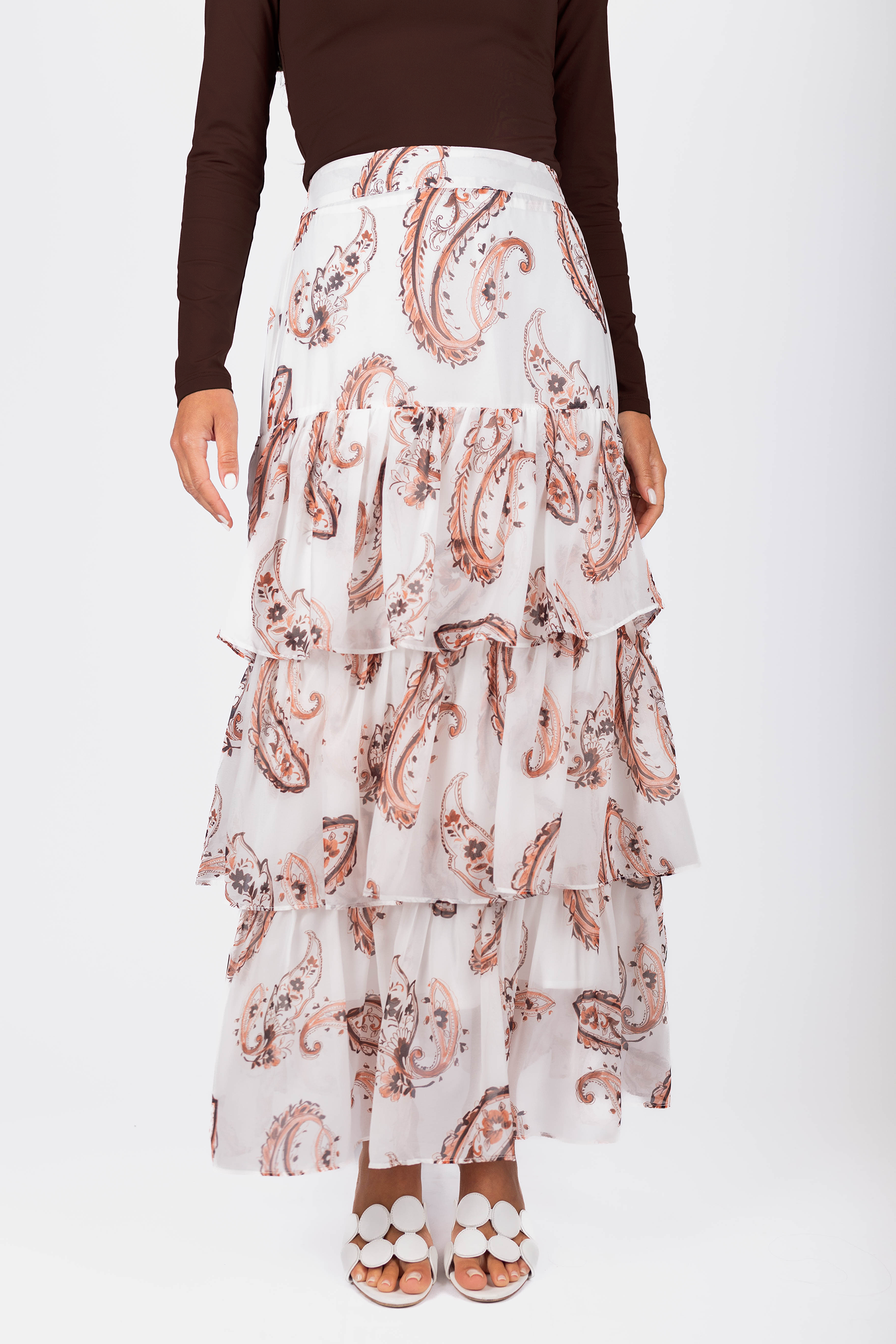 Suri Skirt (Brown) - Skirt - Yakira Bella