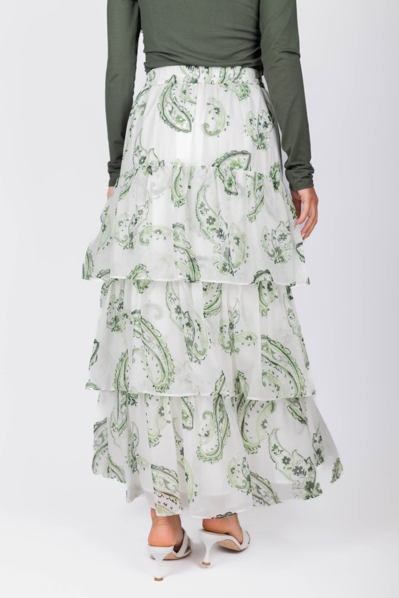 Suri Skirt (Green) - Skirt - Yakira Bella