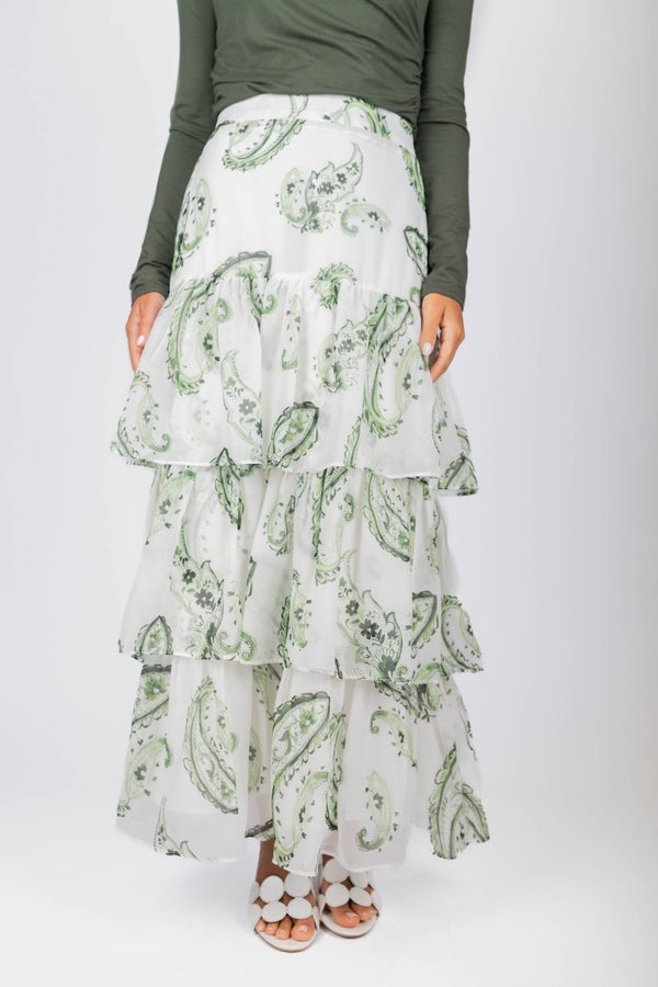 Suri Skirt (Green) - Skirt - Yakira Bella