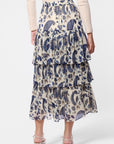 Suri Skirt (Ivory Navy) - Skirt - Yakira Bella