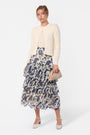 Suri Skirt (Ivory Navy) - Skirt - Yakira Bella