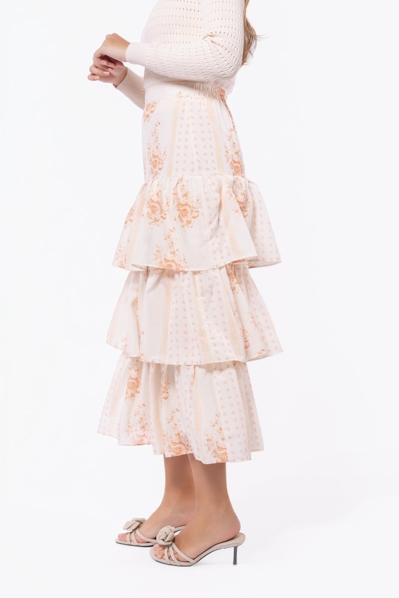 Suri Skirt (Ivory) - Skirt - Yakira Bella