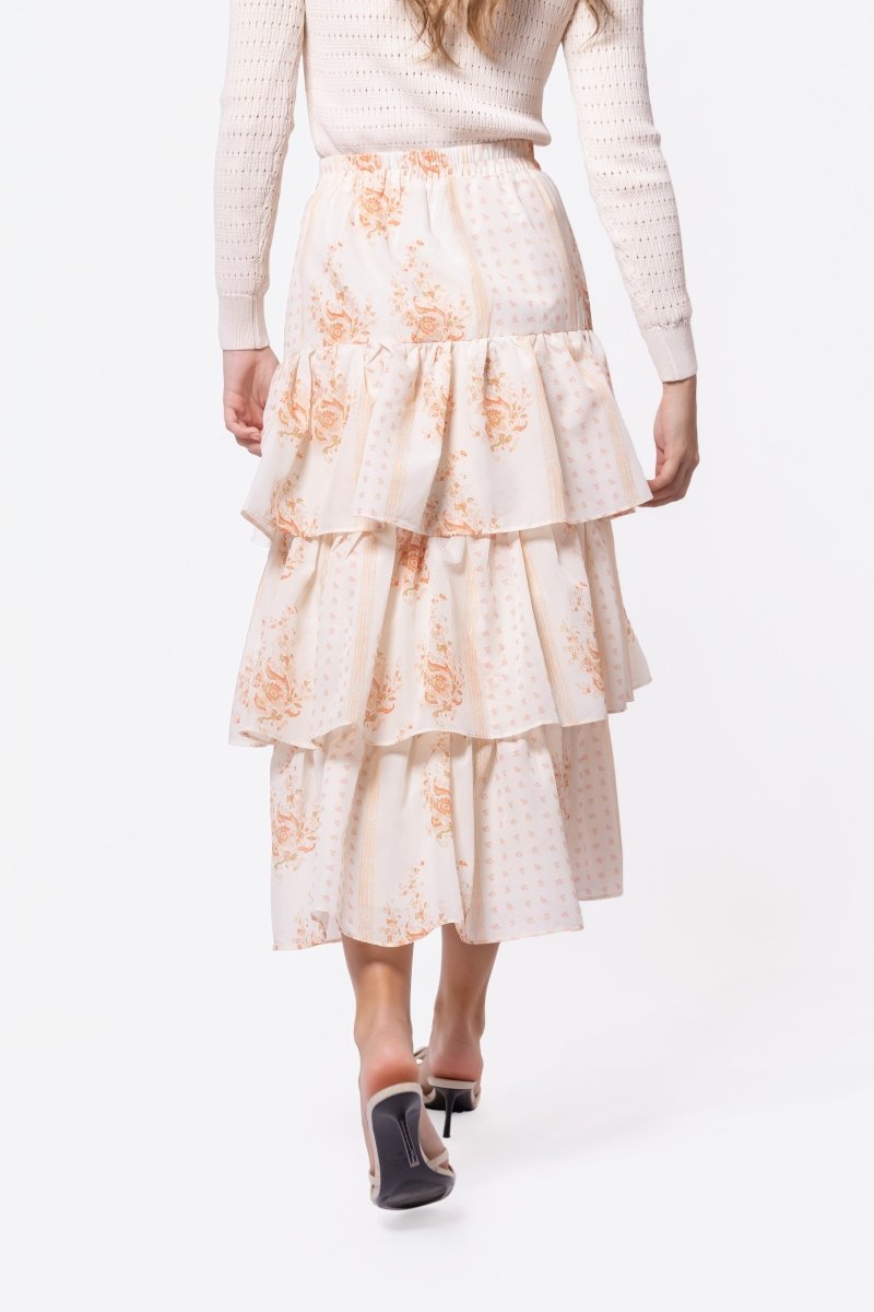 Suri Skirt (Ivory) - Skirt - Yakira Bella