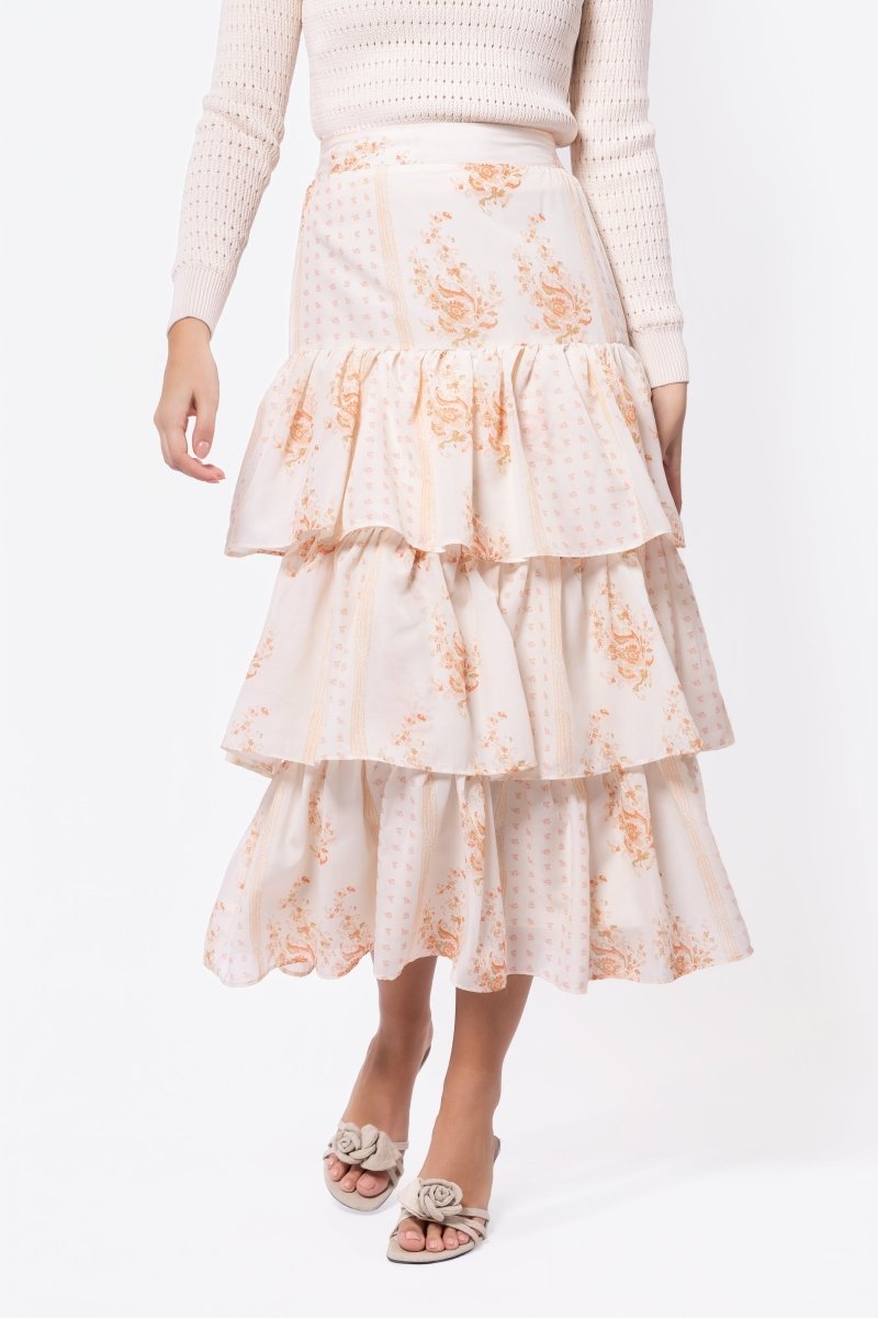 Suri Skirt (Ivory) - Skirt - Yakira Bella