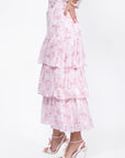 Suri Skirt (Pink Flower) - Skirt - Yakira Bella