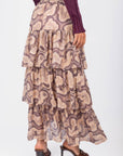 Suri Skirt (Plum Multi) - Skirt - Yakira Bella