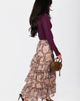 Suri Skirt (Plum Multi) - Skirt - Yakira Bella