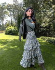Suri Skirt (Teal Multi) - Skirt - Yakira Bella