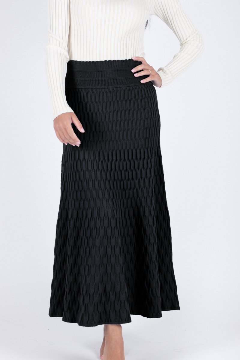 SUSAN SKIRT (BLACK) - Skirt - Yakira Bella