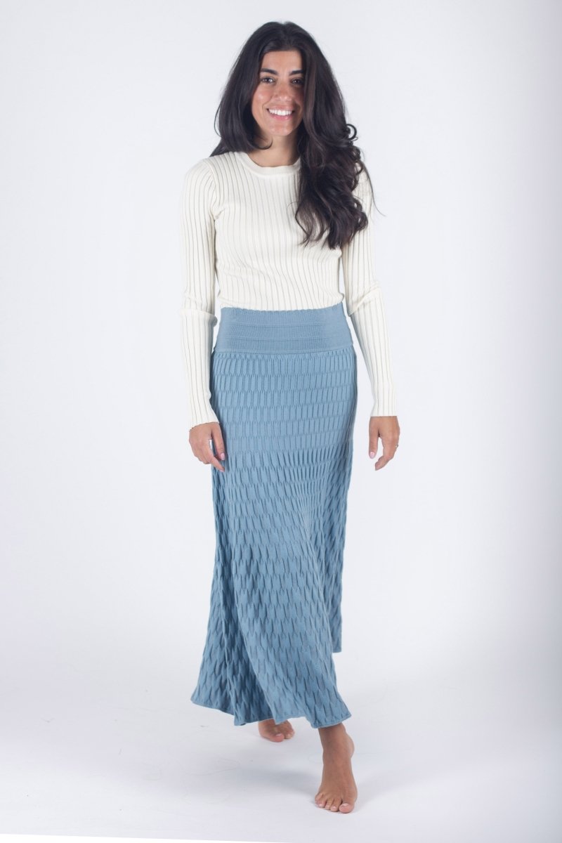 SUSAN SKIRT (BLUE) - Skirt - Yakira Bella