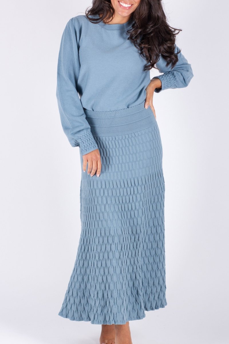 SUSAN SKIRT (BLUE) - Skirt - Yakira Bella