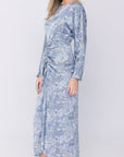 SYDNEY DRESS (BLUE/GRAY) - Dress - Yakira Bella