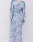 SYDNEY DRESS (BLUE/GRAY) - Dress - Yakira Bella