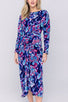 SYDNEY DRESS (BLUE/PINK) - Dress - Yakira Bella